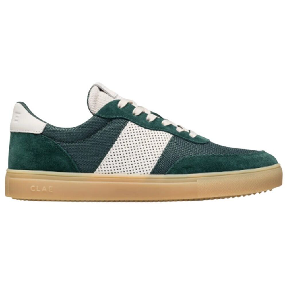 CLAE Men's Davis Sneaker in Pine Needle Off White, Size 14